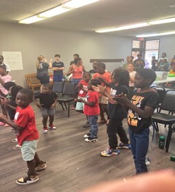 Residents participating in one week of Vacation Bible School.