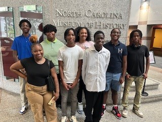 RYSE youth visit the NC Museum of History.