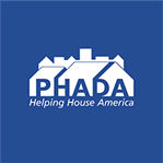 PHADA Logo. PHADA - Helping House America.